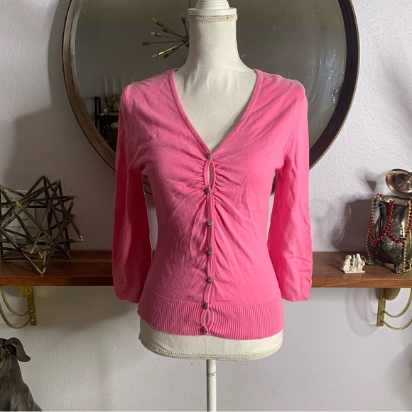 4 piece Pink Grey White Workwear Bundle Blouse, Sweater, Jacket Size Small - Picture 10 of 15